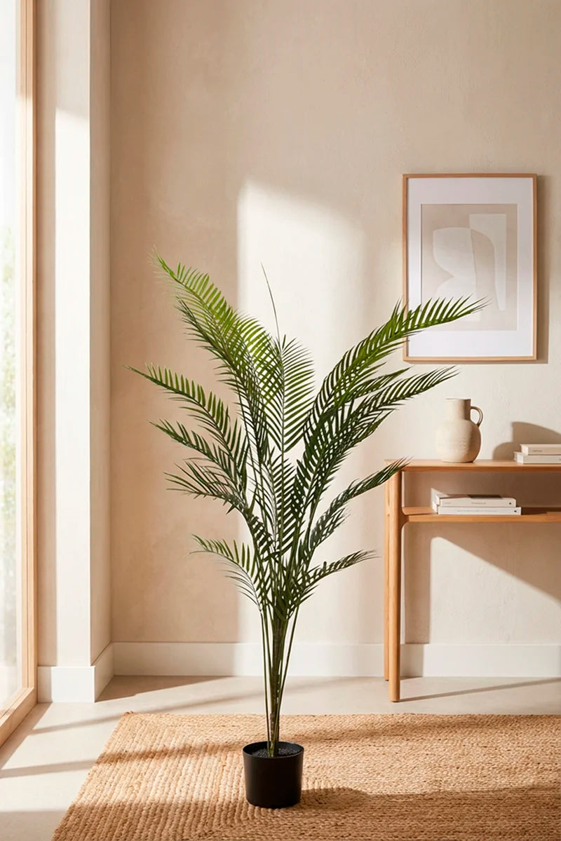 Planta palmera artificial UV 140cm