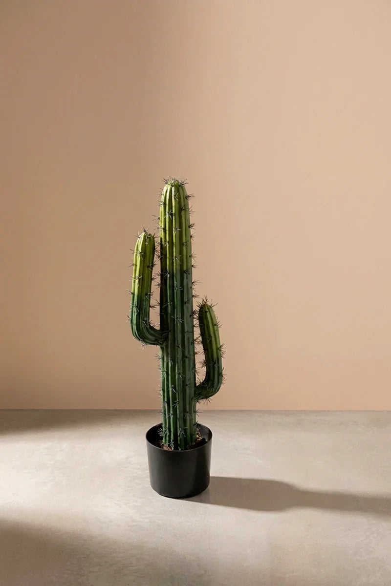 Planta cactus Echinocactus grusonii artificial 70 cm