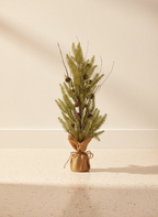 Macetita saco pino piña artificial 65cm