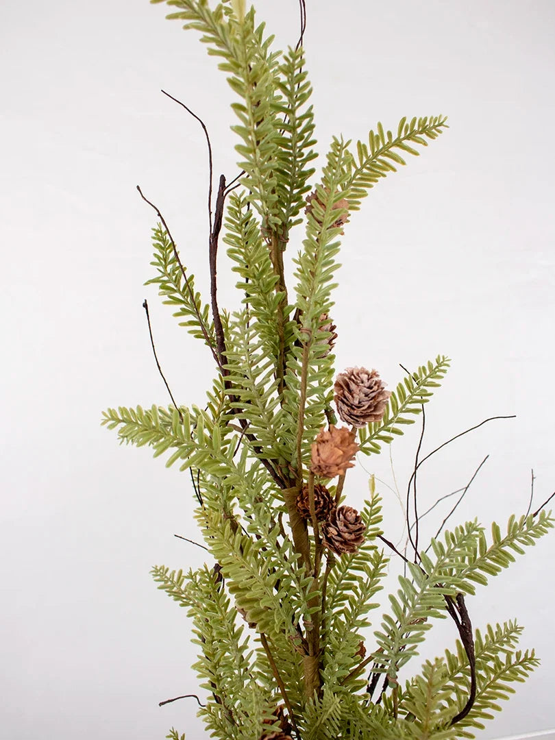 Macetita saco pino piña artificial 65cm