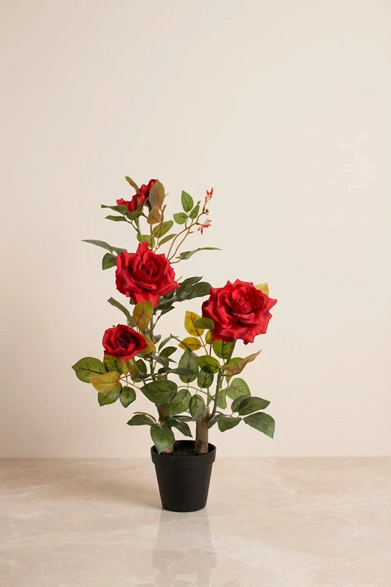 Planta rosal artificial 60cm