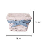 Cesta mimbre rectangular