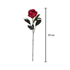 Vara peonia artificial roja