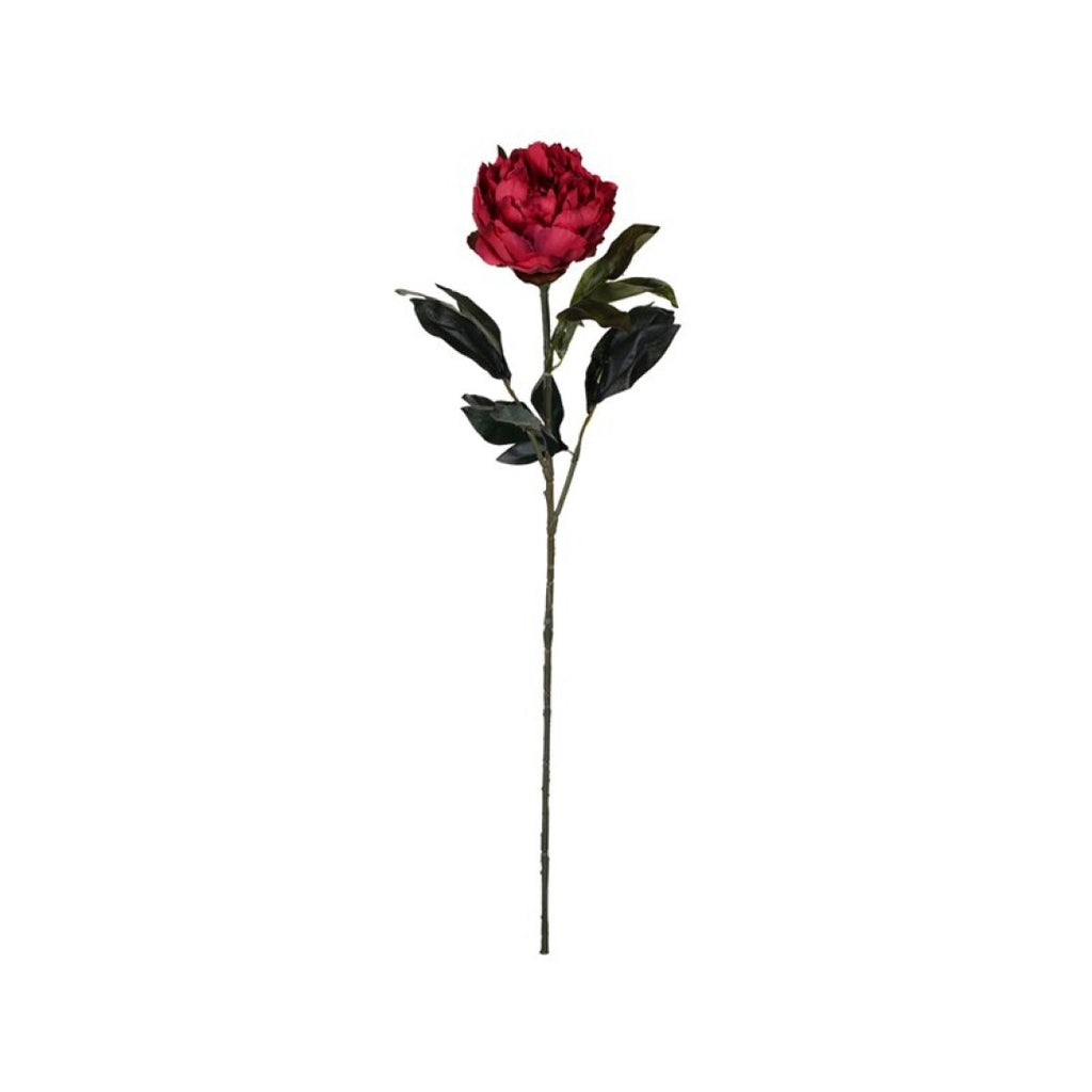 Vara peonia artificial roja