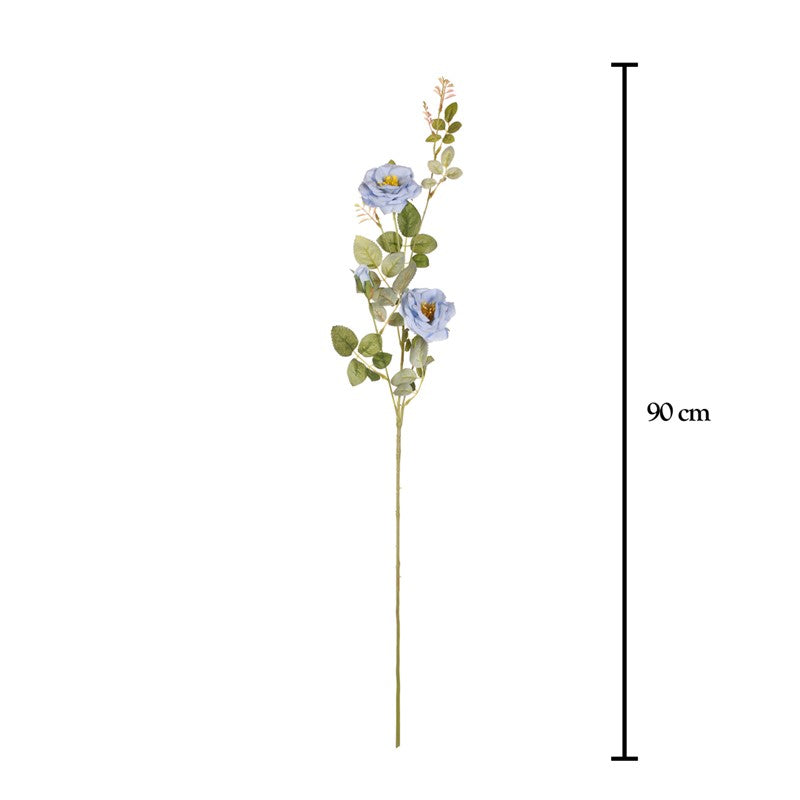 Vara rosa silvestre artificial azul