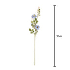 Vara rosa silvestre artificial azul