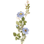 Vara rosa silvestre artificial azul