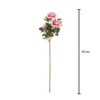 Vara rosa artificial x3
