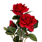 Vara rosa artificial x3