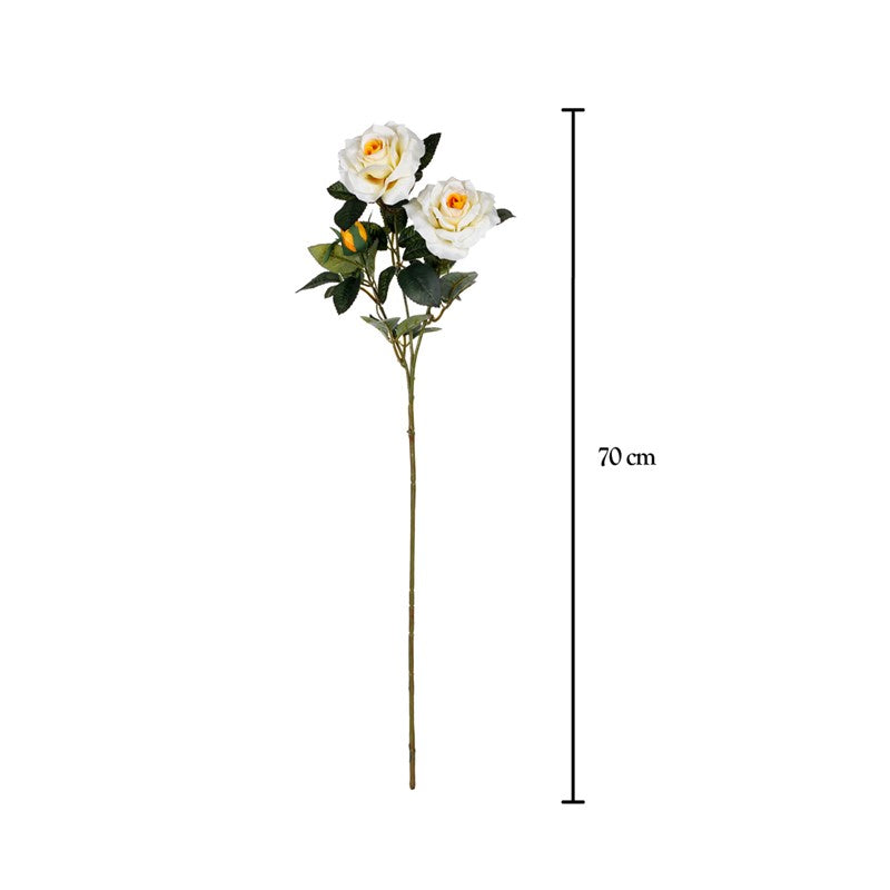 Vara rosa artificial x3