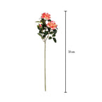 Vara rosa artificial x3