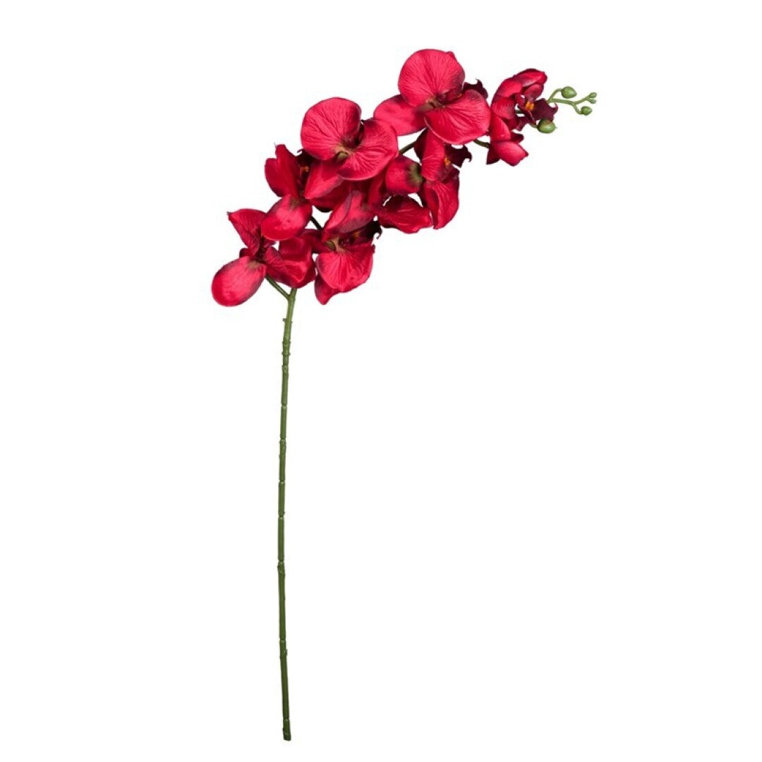 Vara orquídea artificial roja