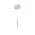 Vara de rosa franela artificial crema