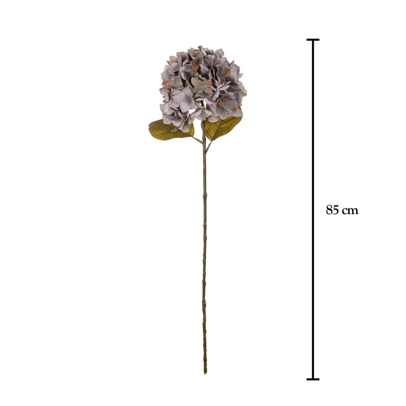 Vara de hortensia artificial otoñal azul