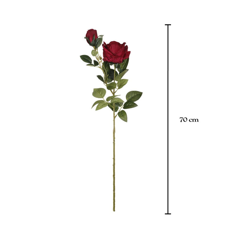 Vara rosa artificial x2