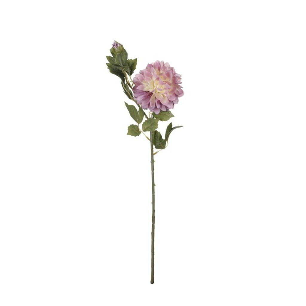 Vara de dalia artificial con capullo lila