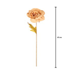 Vara de rosa artificial amarilla
