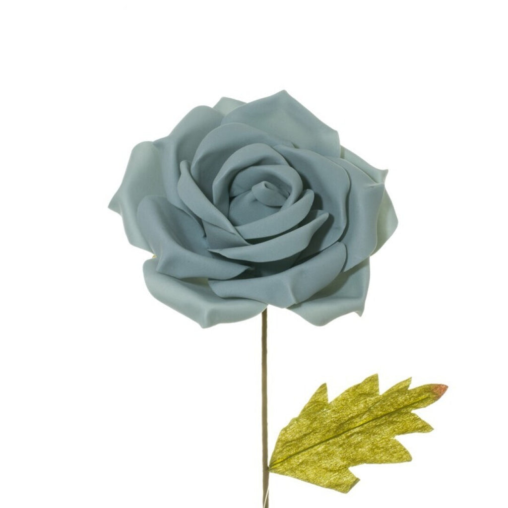 Vara de rosa artificial plizada otoñal