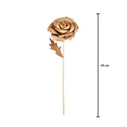 Vara rosa plisada artificial