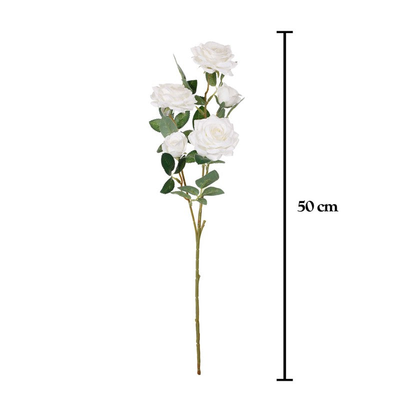 Vara rosa artificial x5