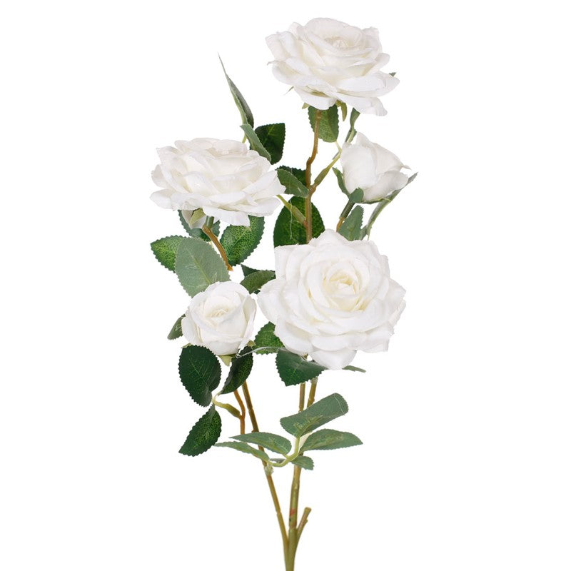 Vara rosa artificial x5
