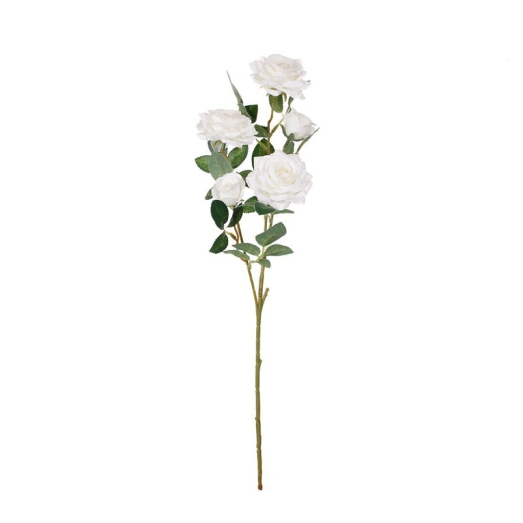 Vara rosa artificial x5