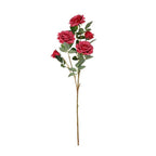 Vara rosa artificial x5
