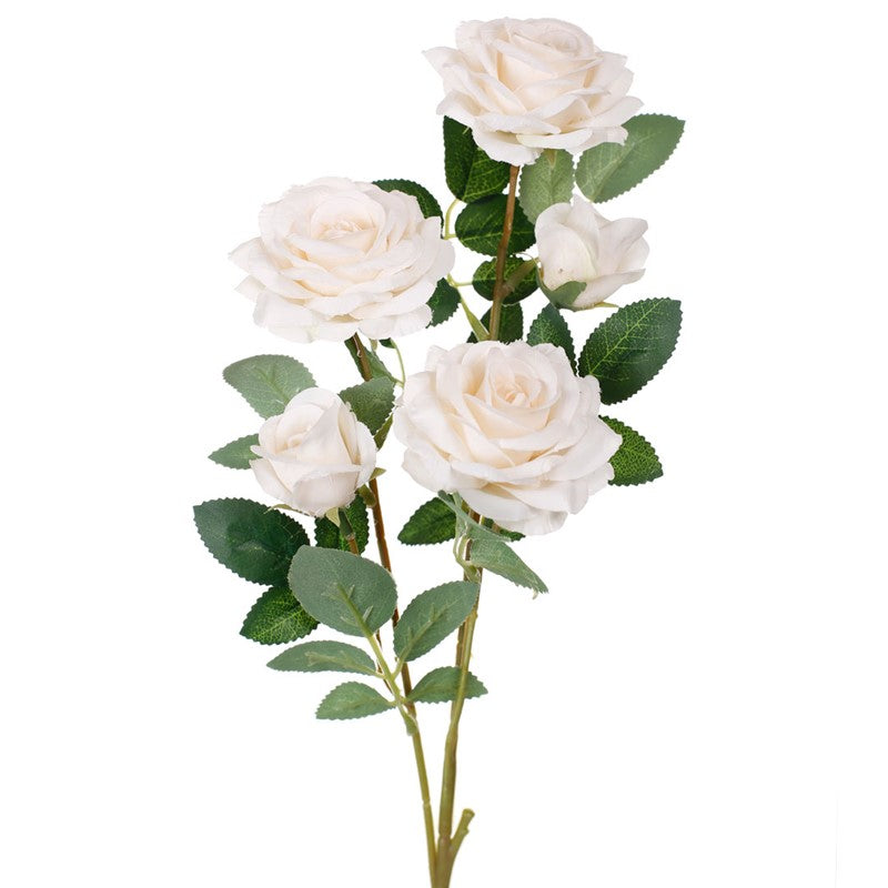 Vara rosa artificial x5
