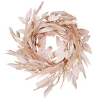 Corona decorativa frost berry crema