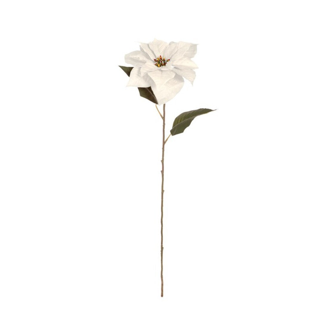 Vara poinsentia artificial blanca