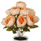 Maceta peonia artificial