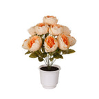 Maceta peonia artificial