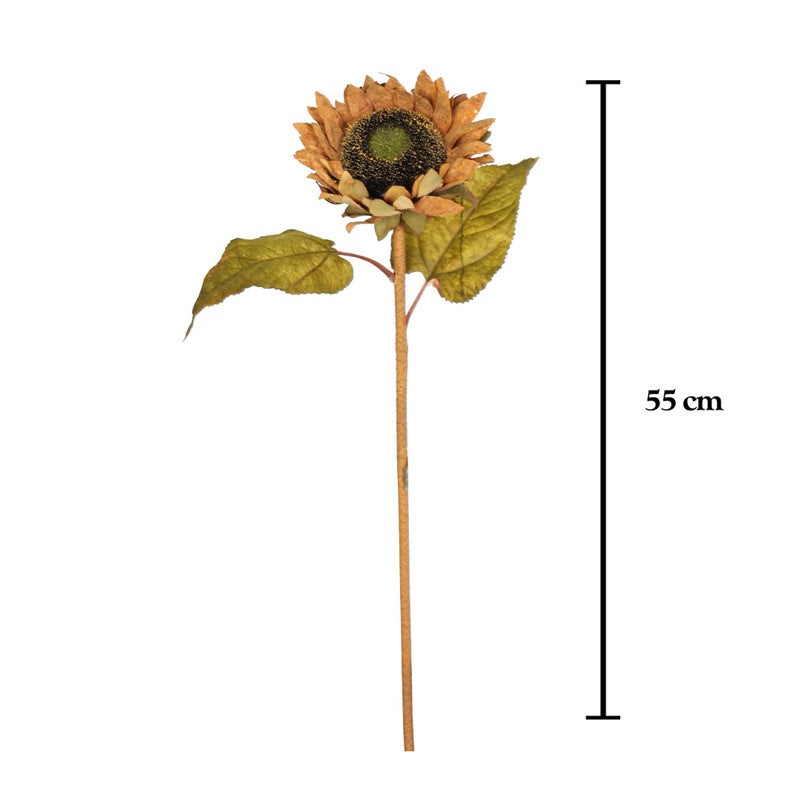 Vara de girasol artificial otoñal