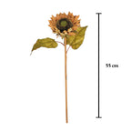 Vara de girasol artificial otoñal