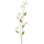 Vara flor tigre artificial blanca