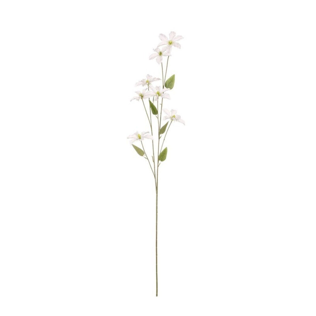 Vara flor tigre artificial blanca