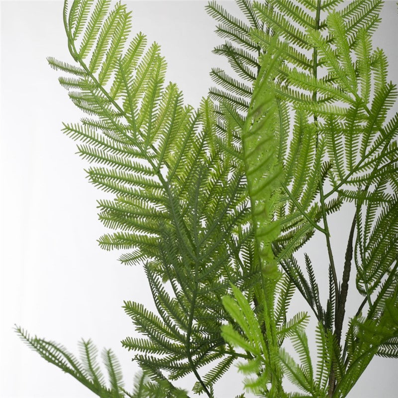 Vara de hoja de mimosa artificial