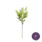 Vara de hoja de mimosa artificial