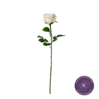 Vara rosa artificial 65 cm real touch