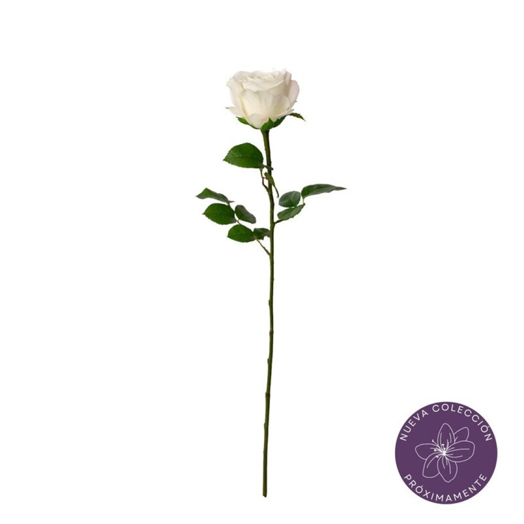 Vara rosa artificial 65 cm real touch