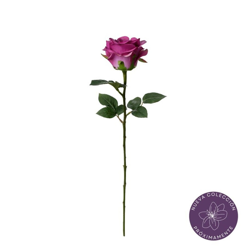 Vara rosa artificial 51 cm real touch