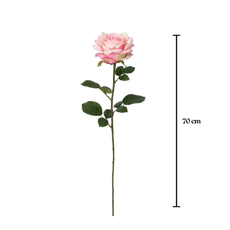 Vara rosa artificial real touch 69 cm