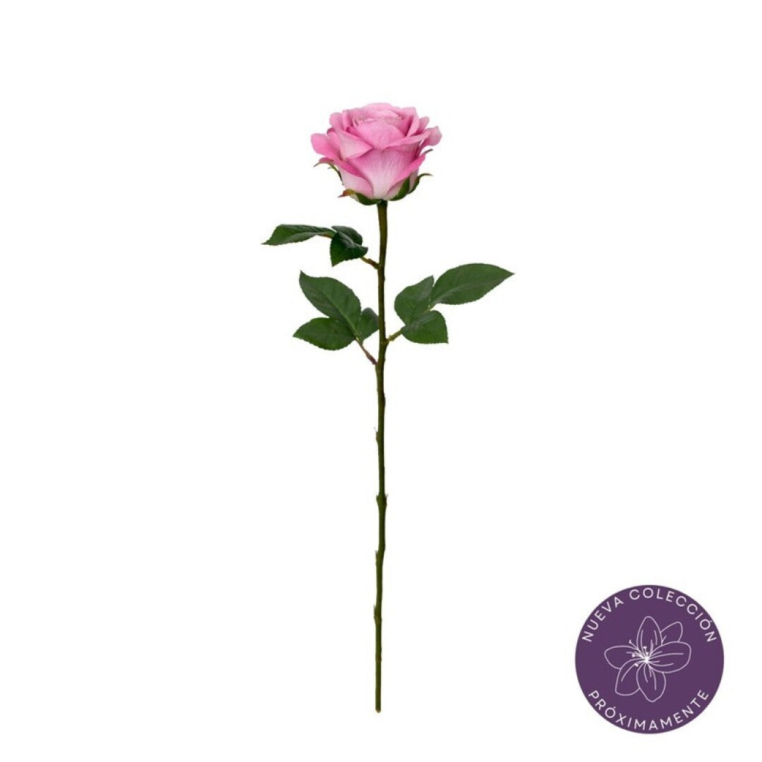 Vara rosa artificial 51 cm real touch
