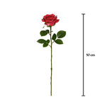 Vara rosa artificial 51 cm real touch