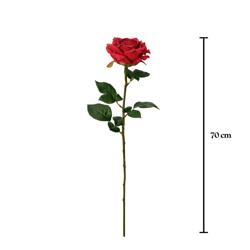 Vara rosa artificial real touch 69 cm