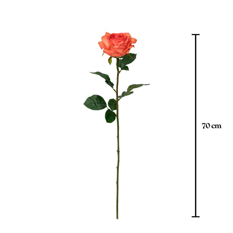 Vara rosa artificial real touch 69 cm