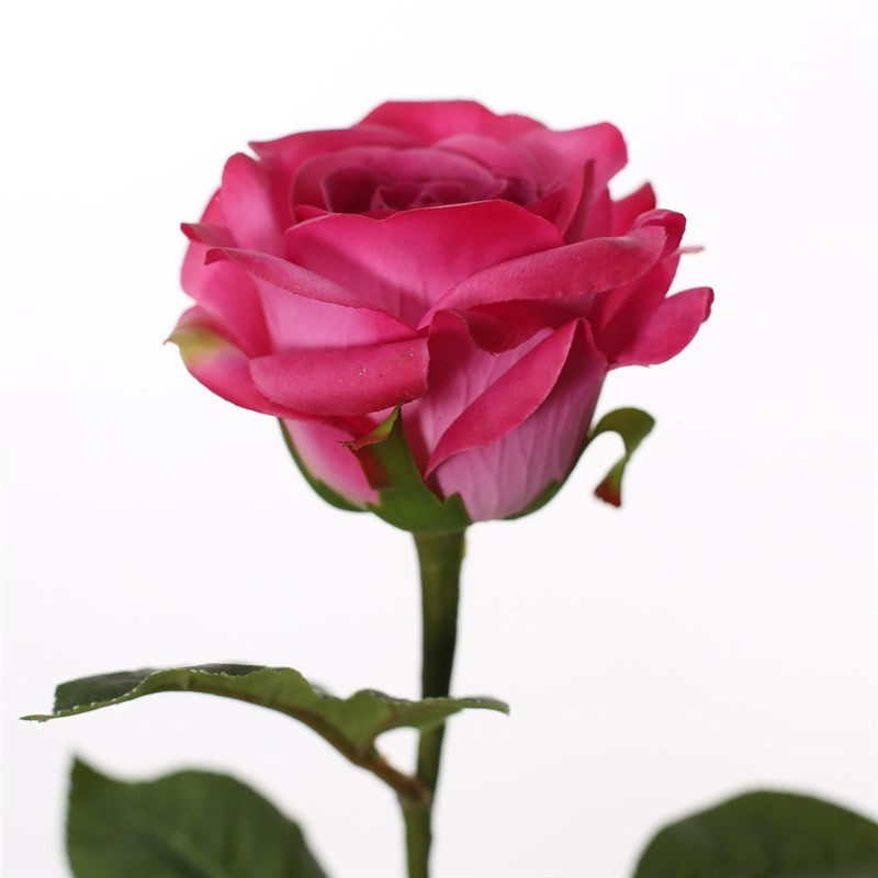 Vara rosa artificial 51 cm real touch