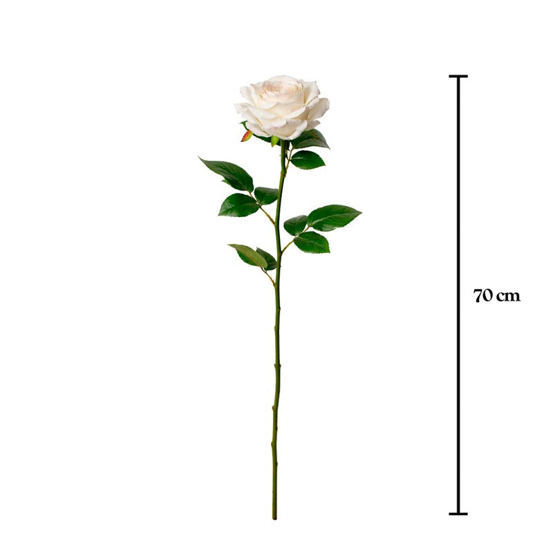 Vara rosa artificial real touch 69 cm