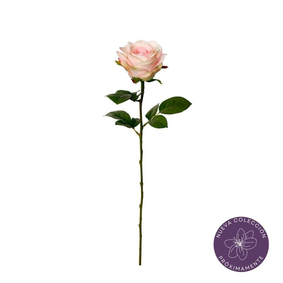 Vara rosa artificial 51 cm real touch