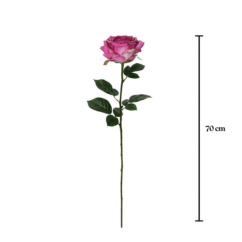 Vara rosa artificial real touch 69 cm